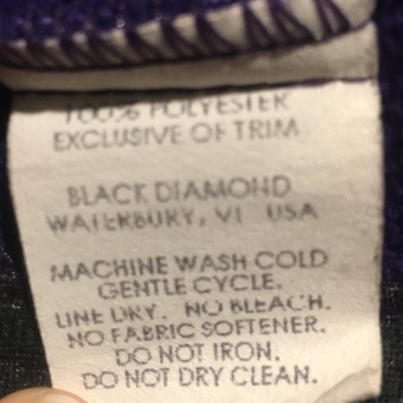 Black Diamond Kids Fleece Vest Size Large - Picture 5 of 5